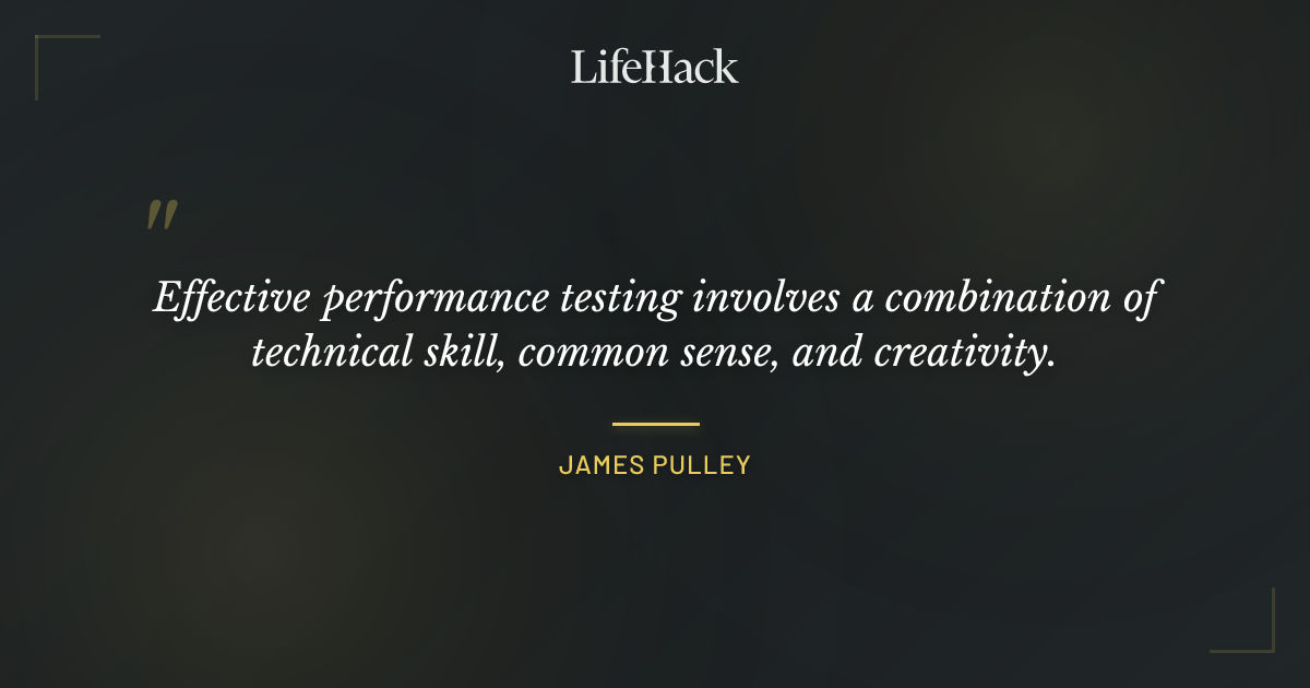Quote by James Pulley