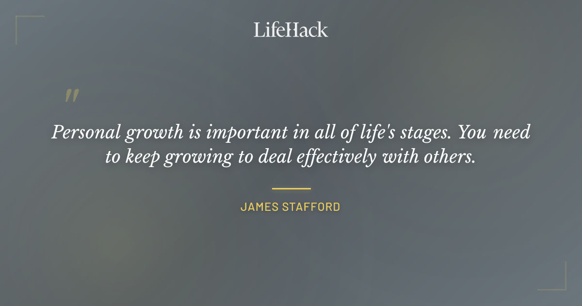 Quote by James Stafford