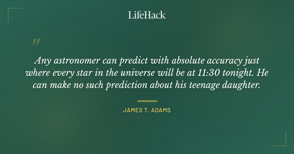 Quote by James T. Adams