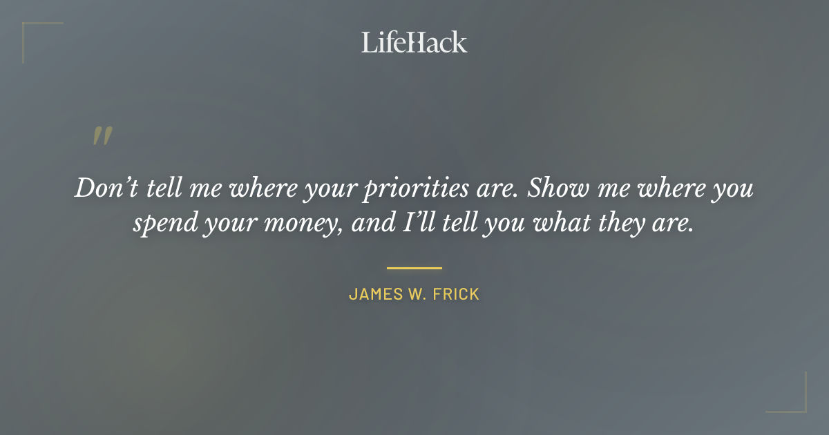 Quote by James W. Frick
