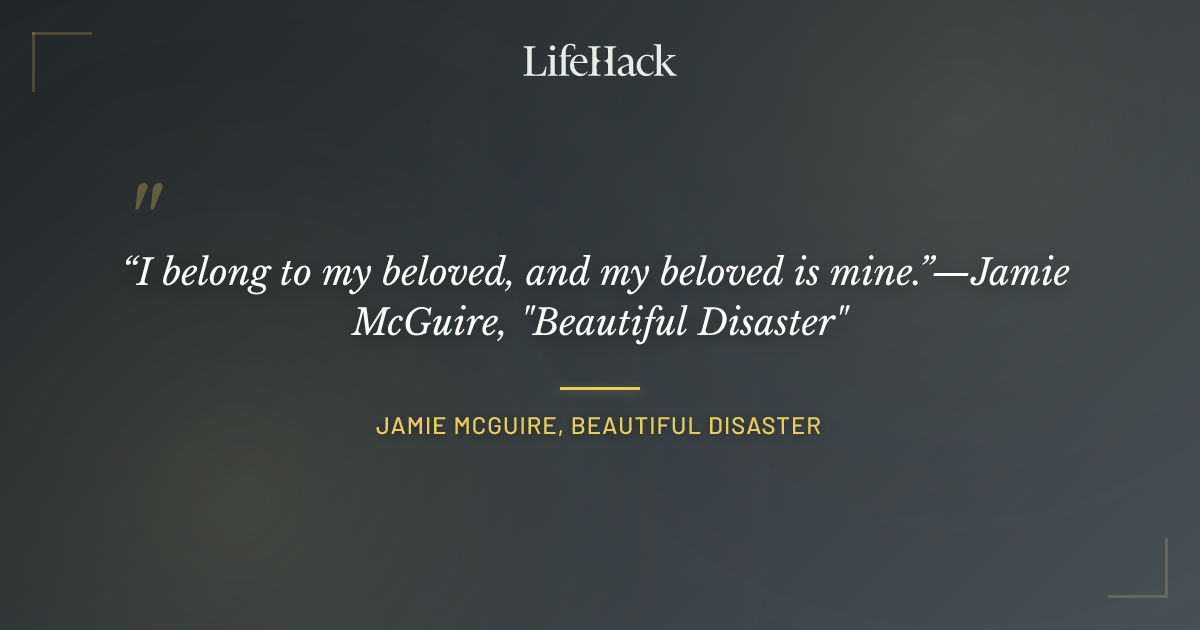 Quote by Jamie McGuire, Beautiful Disaster