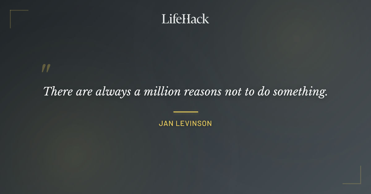 Quote by Jan Levinson