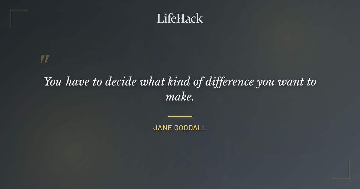 Quote by Jane Goodall