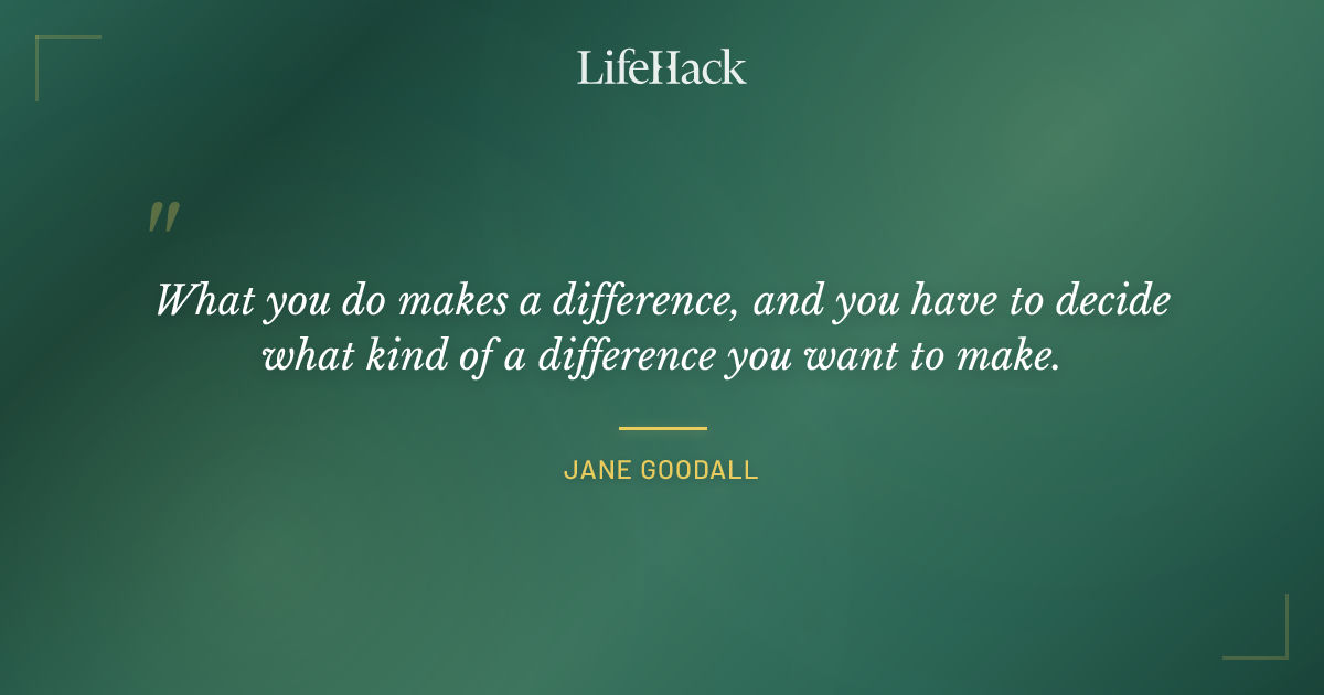 Quote by Jane Goodall