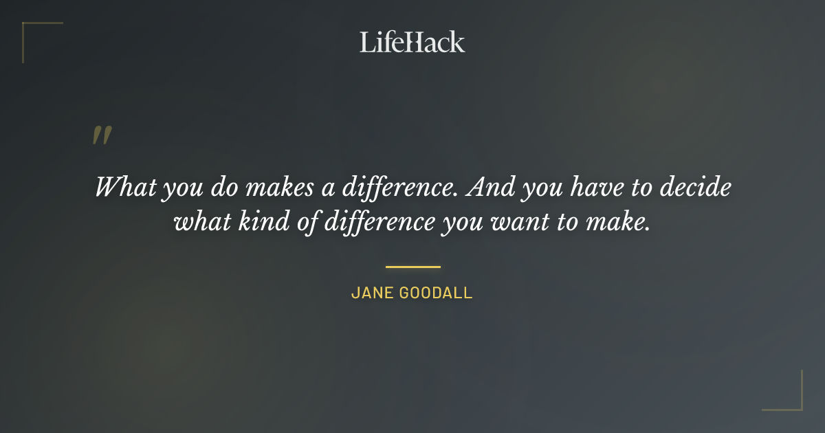 Quote by Jane Goodall