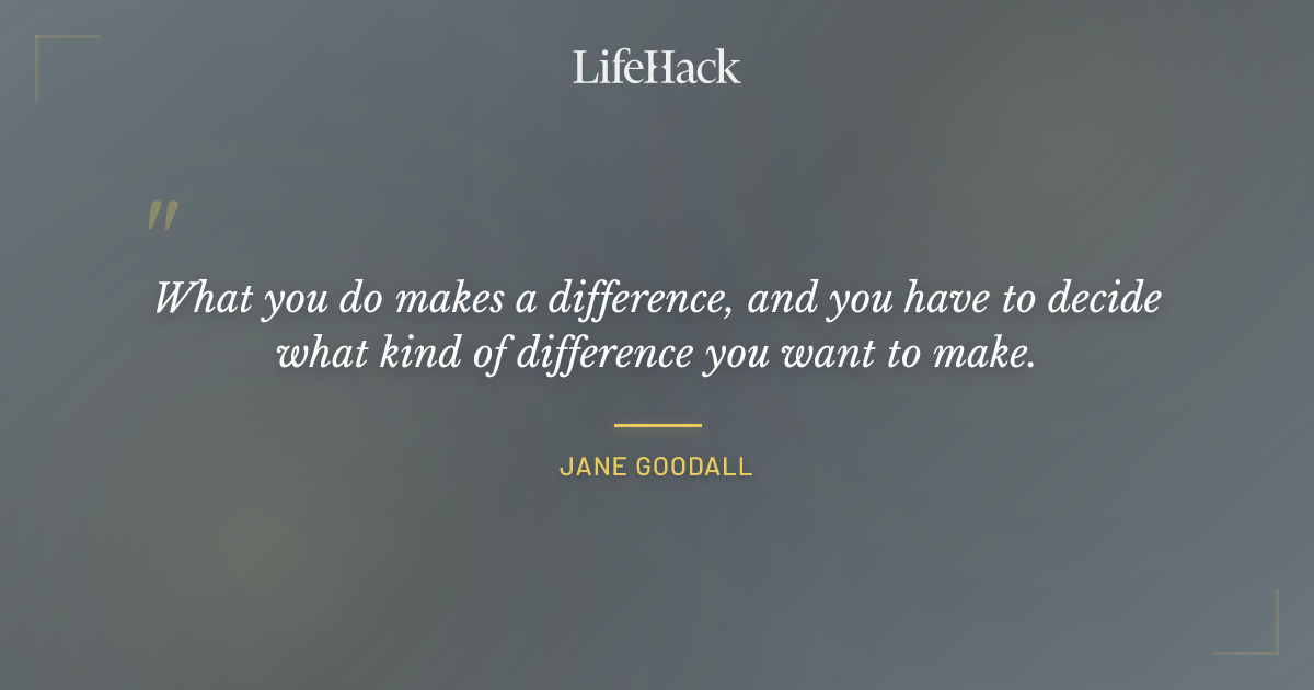 Quote by Jane Goodall