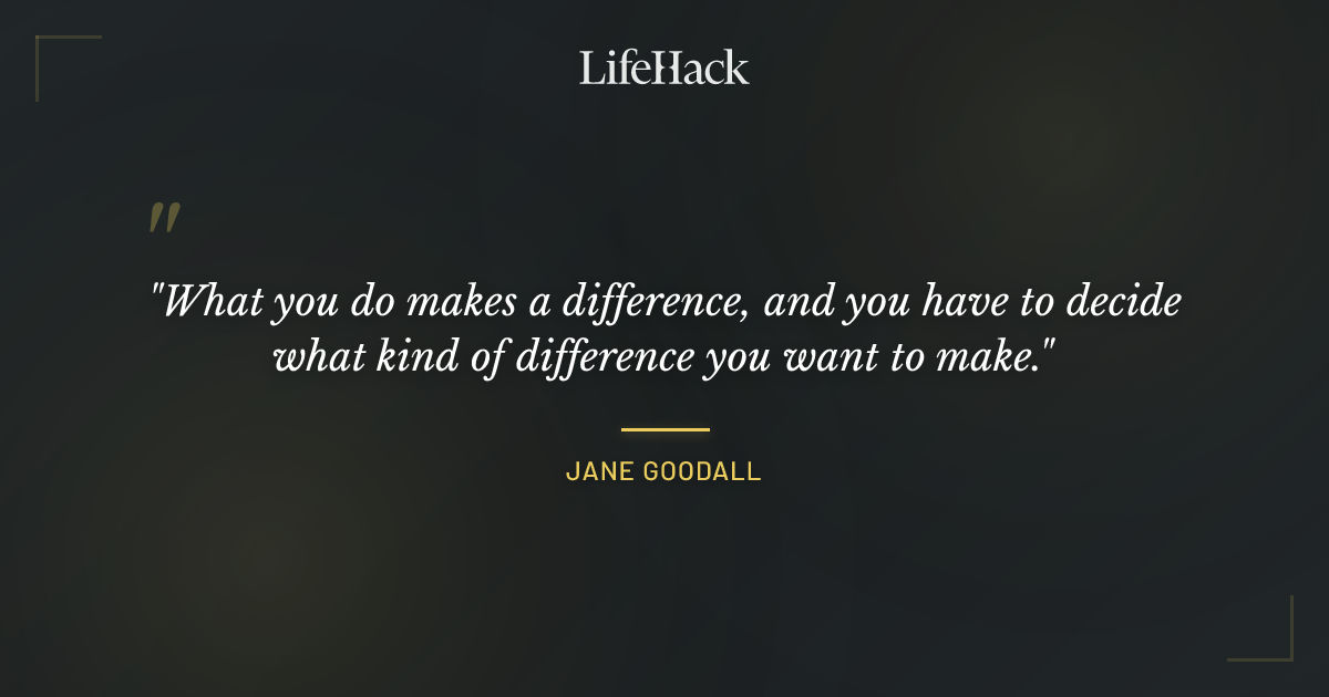 Quote by Jane Goodall