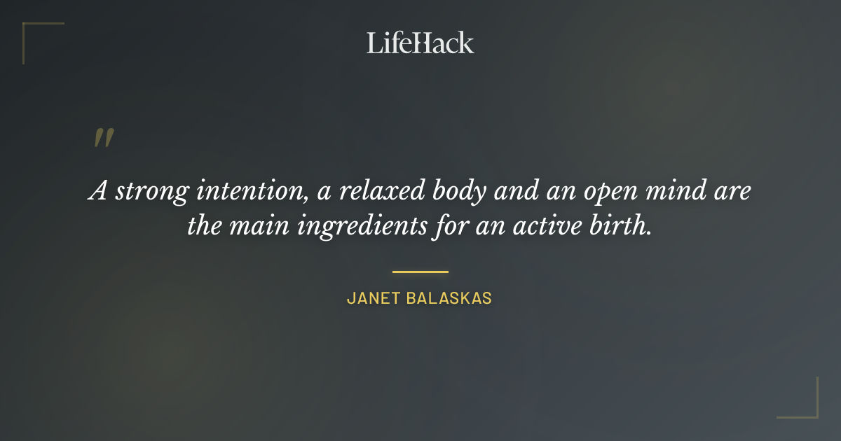 Quote by Janet Balaskas