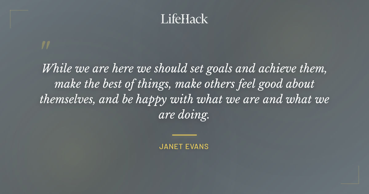 Quote by Janet Evans