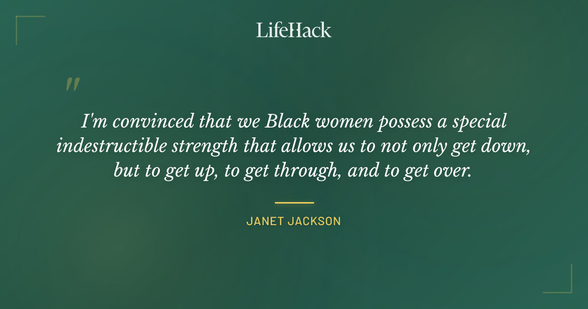 Quote by Janet Jackson