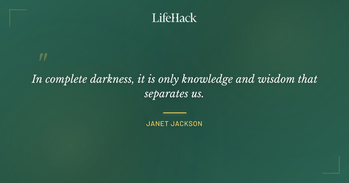 Quote by Janet Jackson