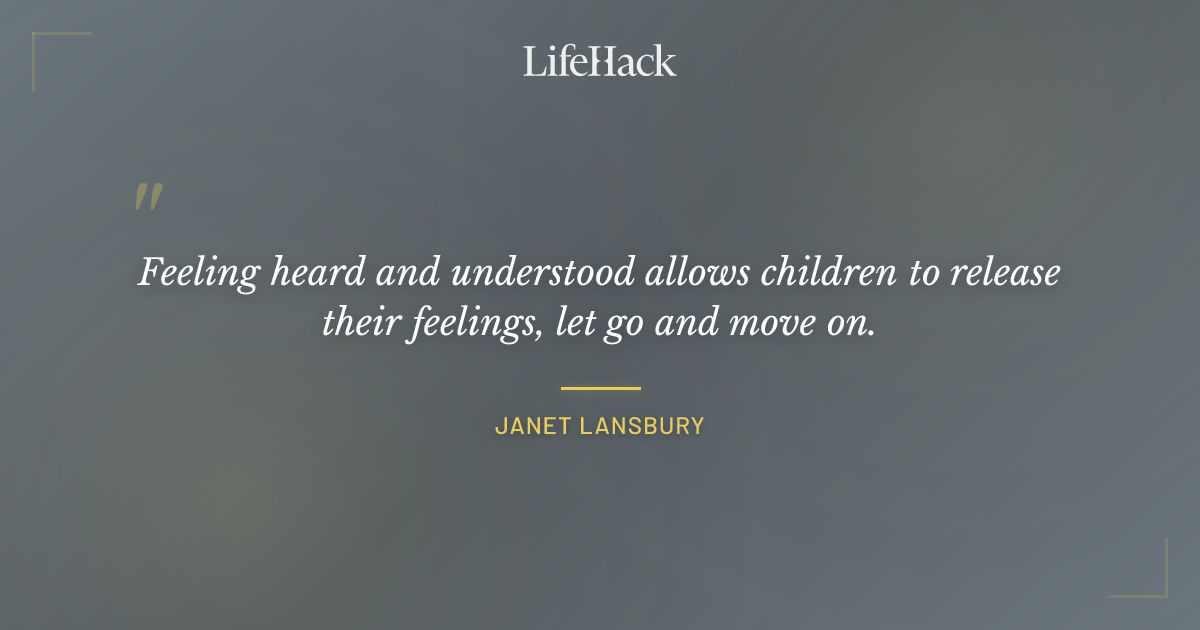 Quote by Janet Lansbury