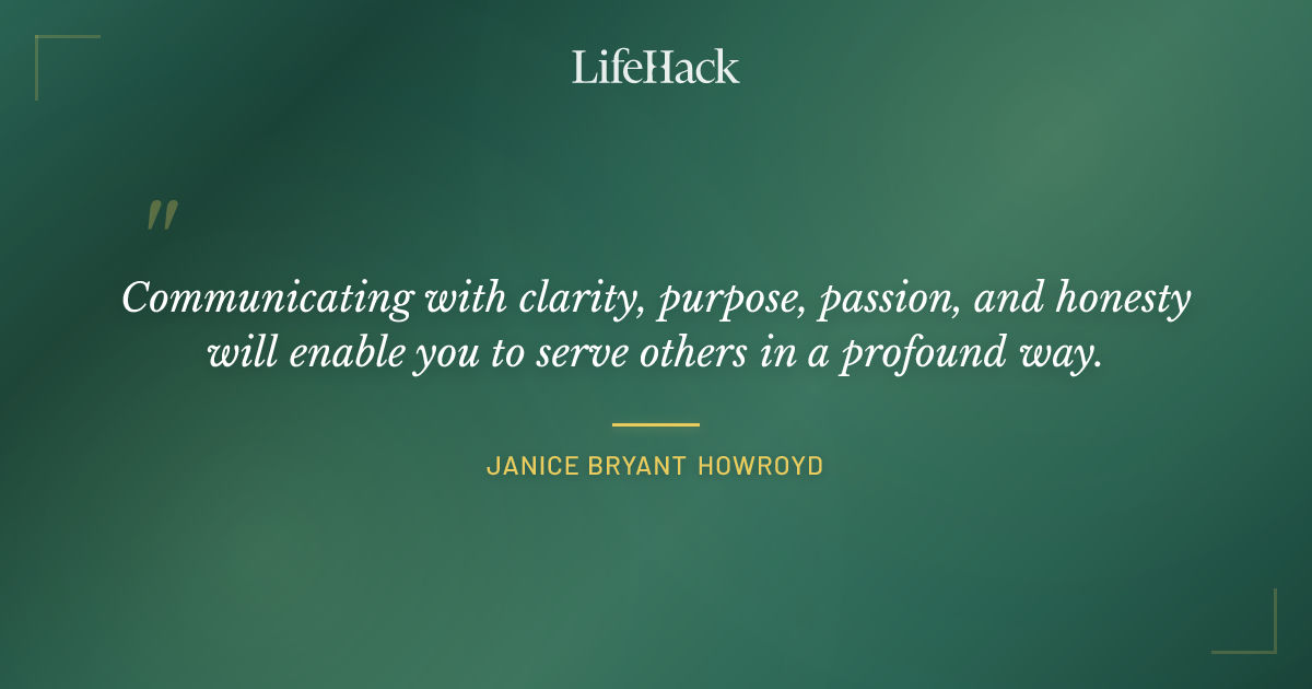 Quote by Janice Bryant Howroyd