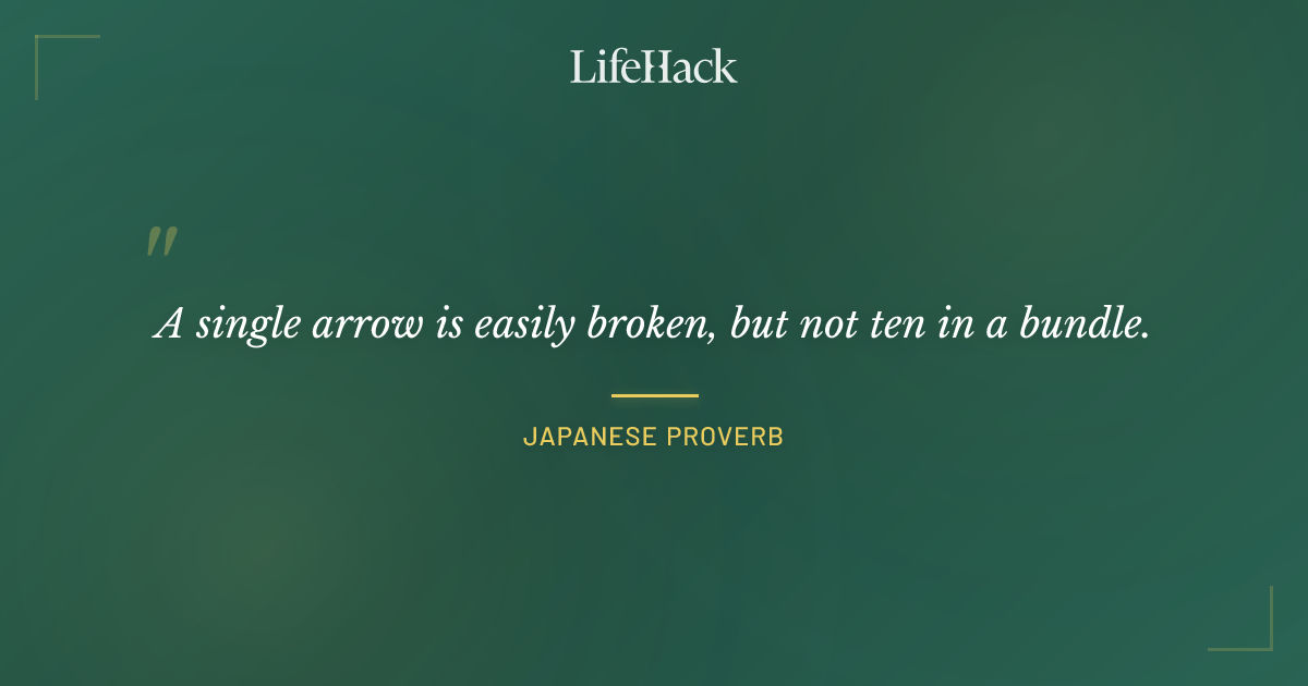 Quote by Japanese Proverb