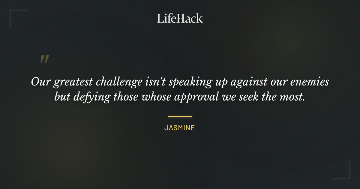Quote by Jasmine
