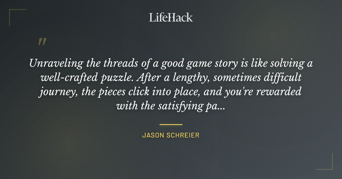 Quote by Jason Schreier