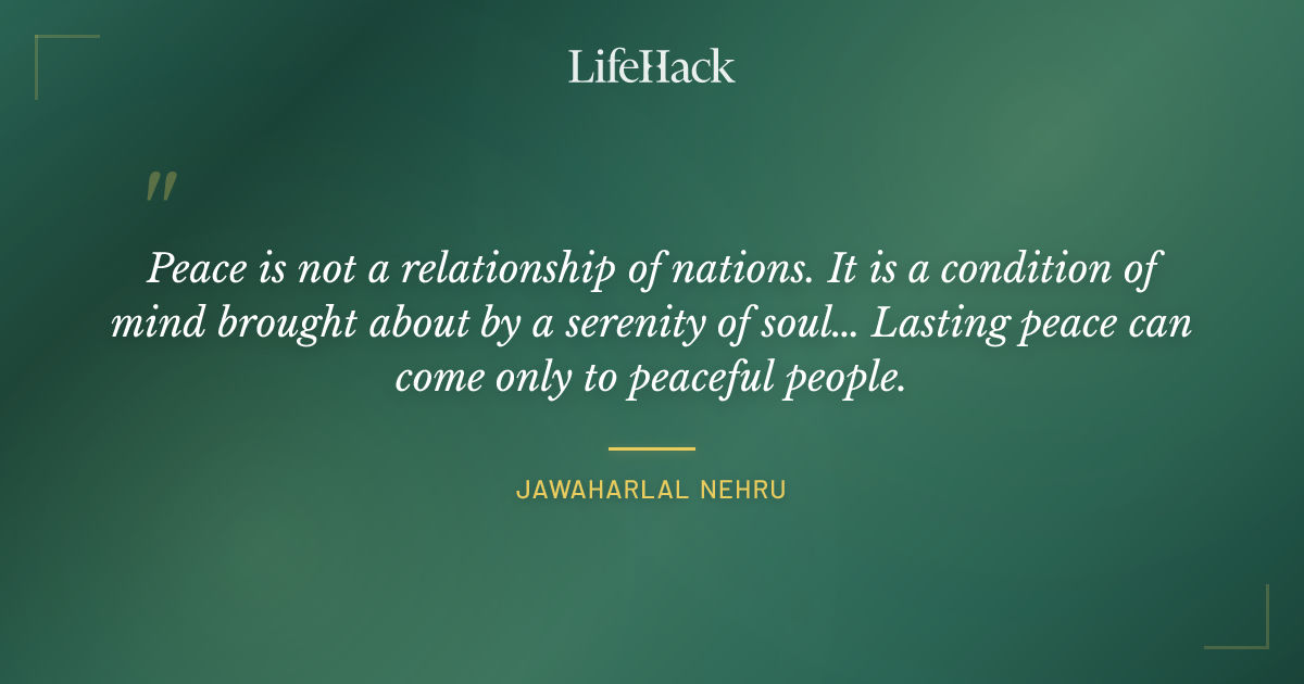 Quote by Jawaharlal Nehru