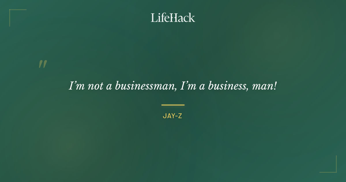 Quote by Jay-Z