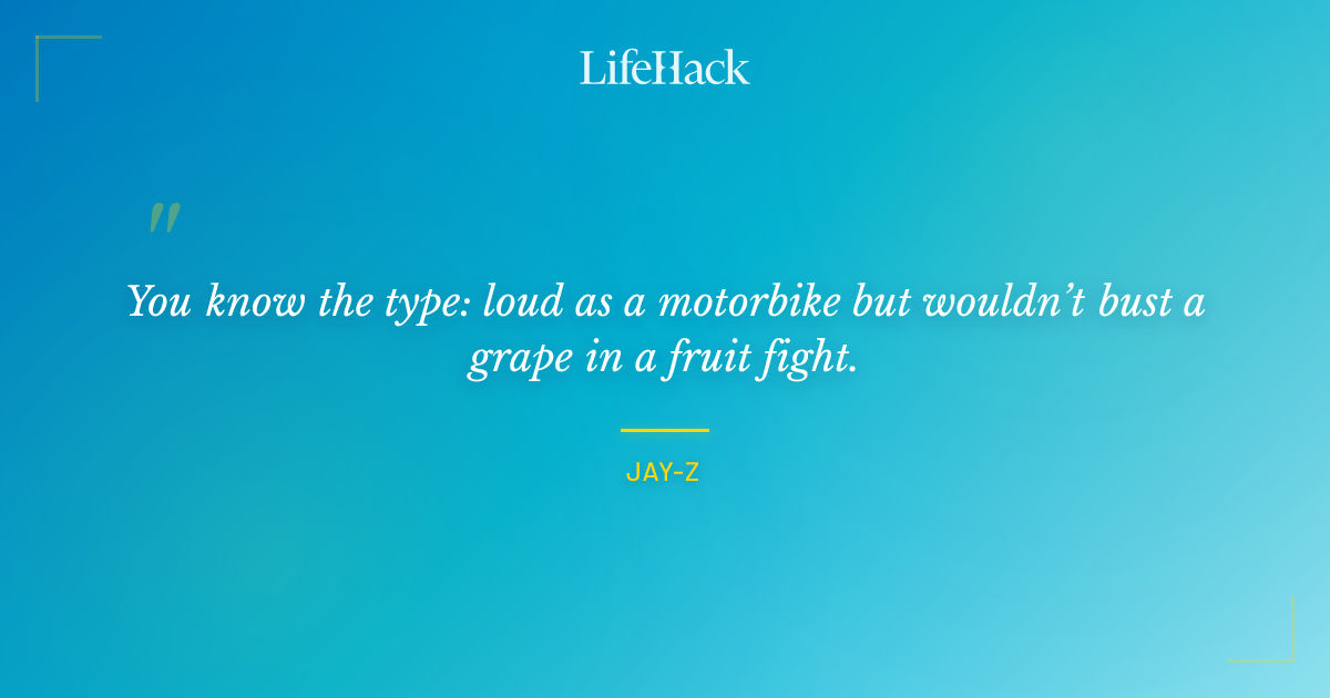 Quote by Jay-Z