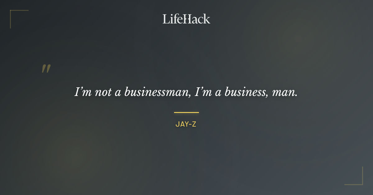 Quote by Jay-Z