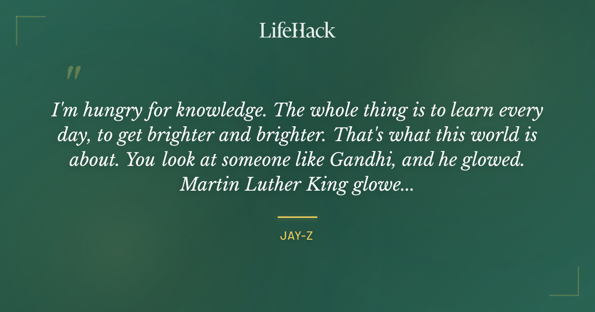 Quote by Jay-Z