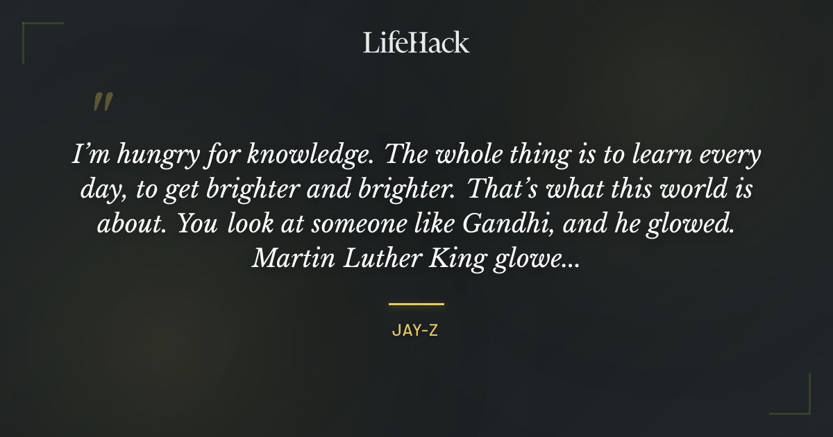 Quote by Jay-Z