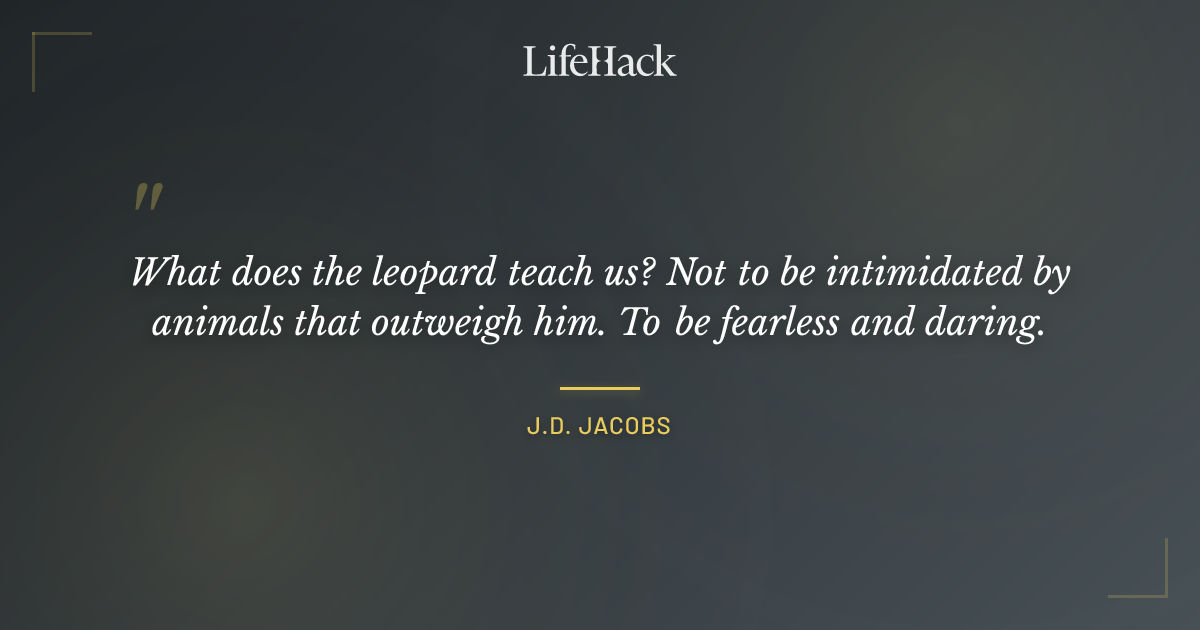 Quote by J.D. Jacobs
