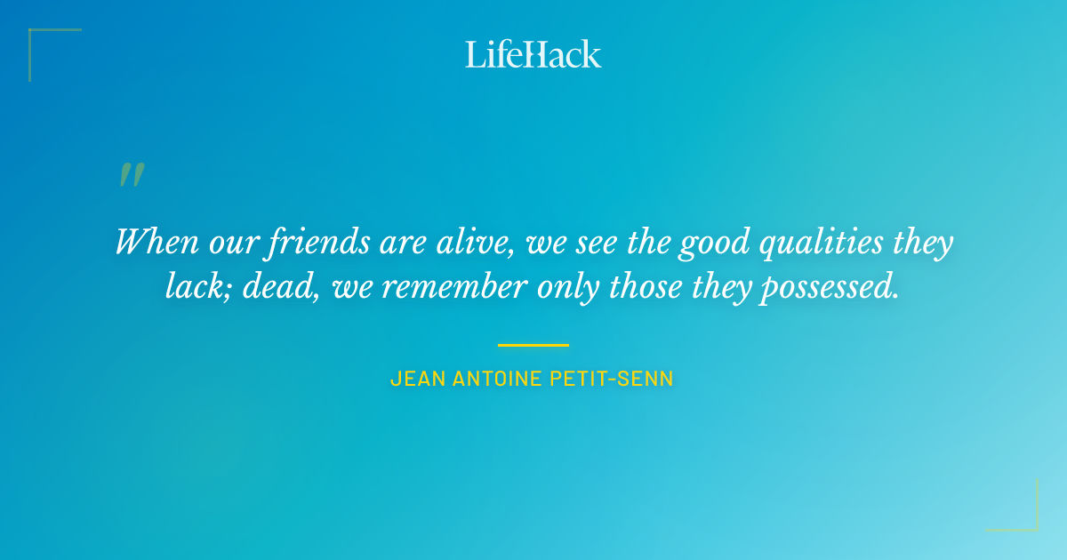 Quote by Jean Antoine Petit-Senn