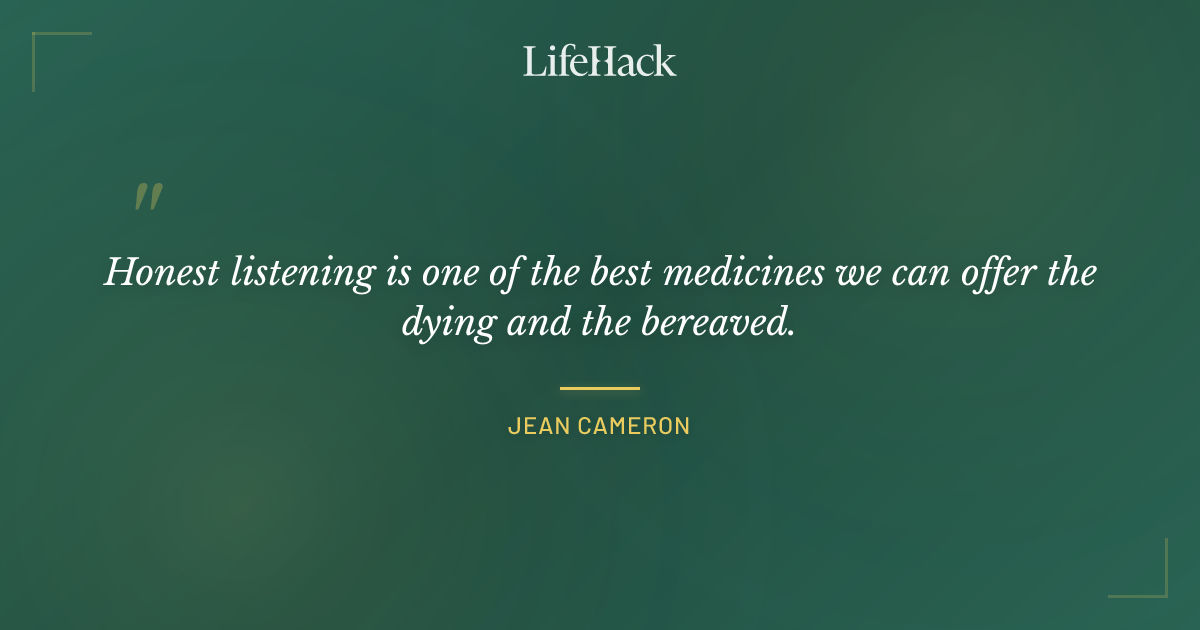 Quote by Jean Cameron