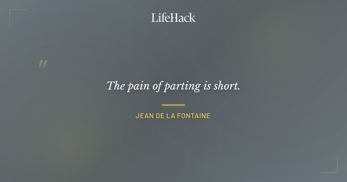 Quote by Jean de La Fontaine