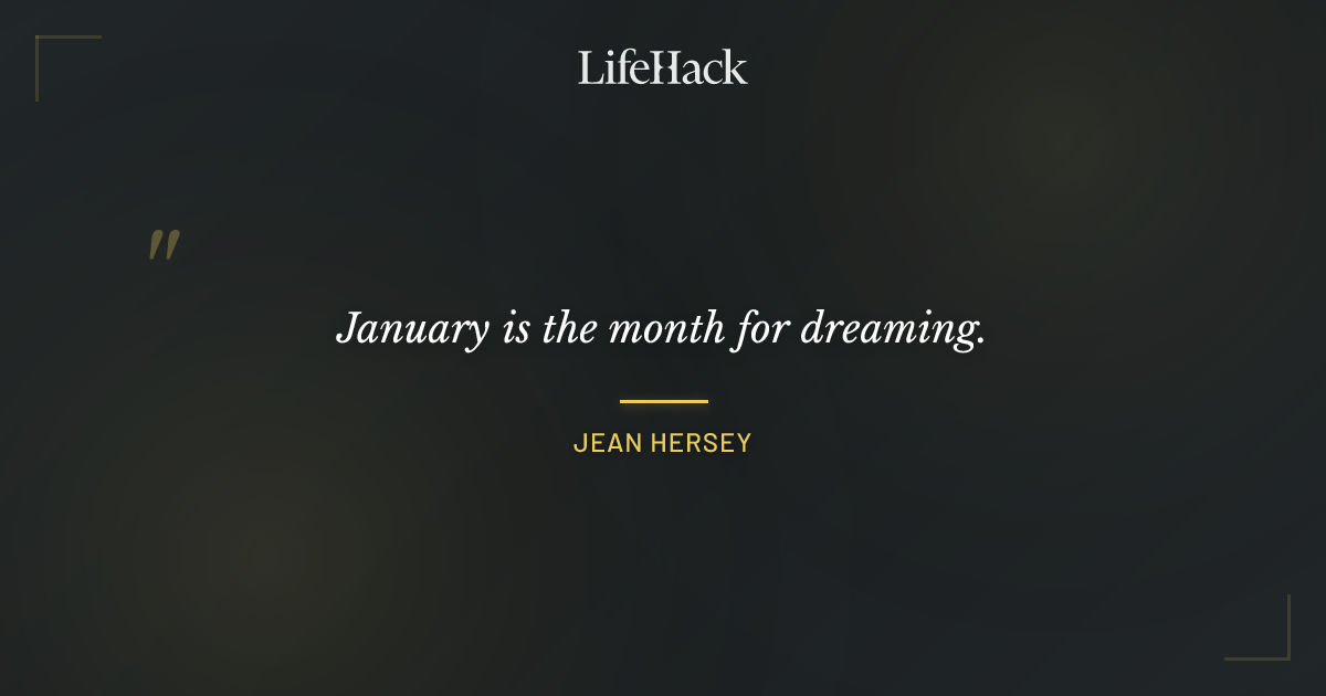 Quote by Jean Hersey