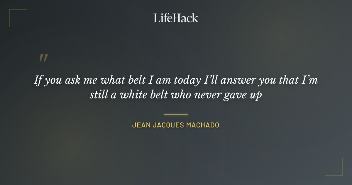 Quote by Jean Jacques Machado