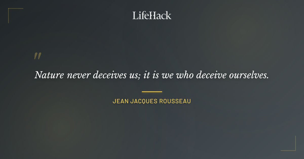 Quote by Jean Jacques Rousseau
