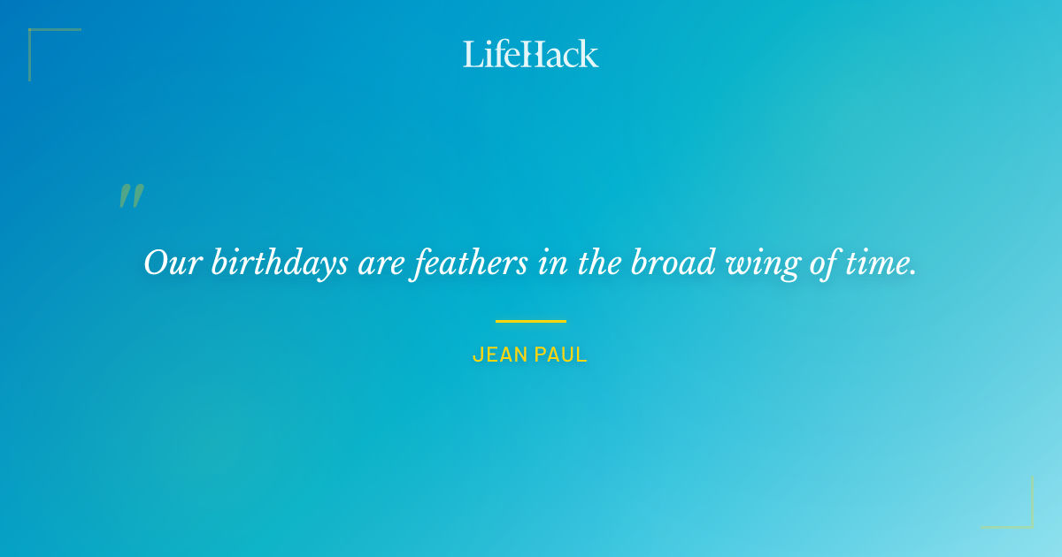 Quote by Jean Paul