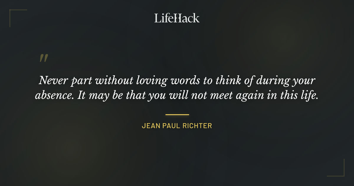 Quote by Jean Paul Richter