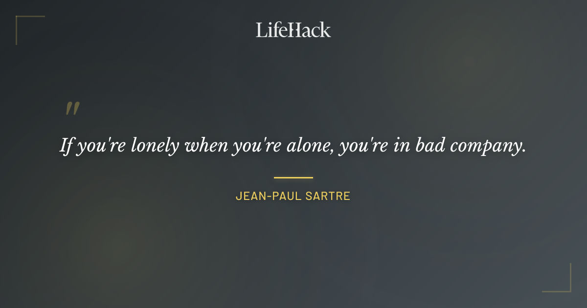 Quote by Jean-Paul Sartre