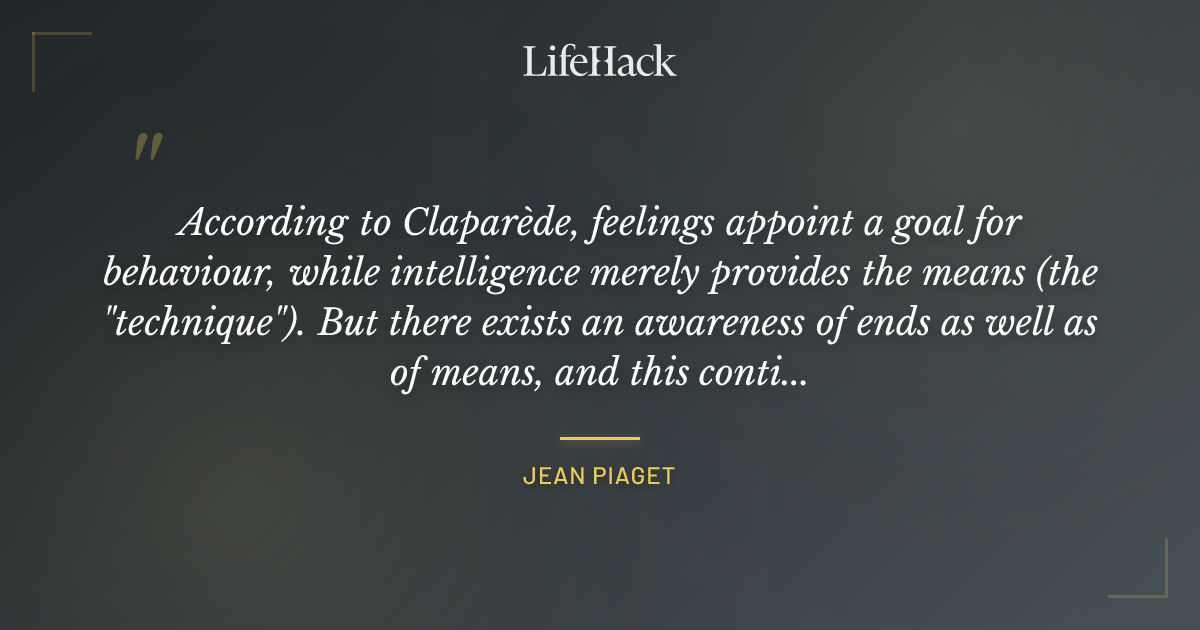 Quote by Jean Piaget