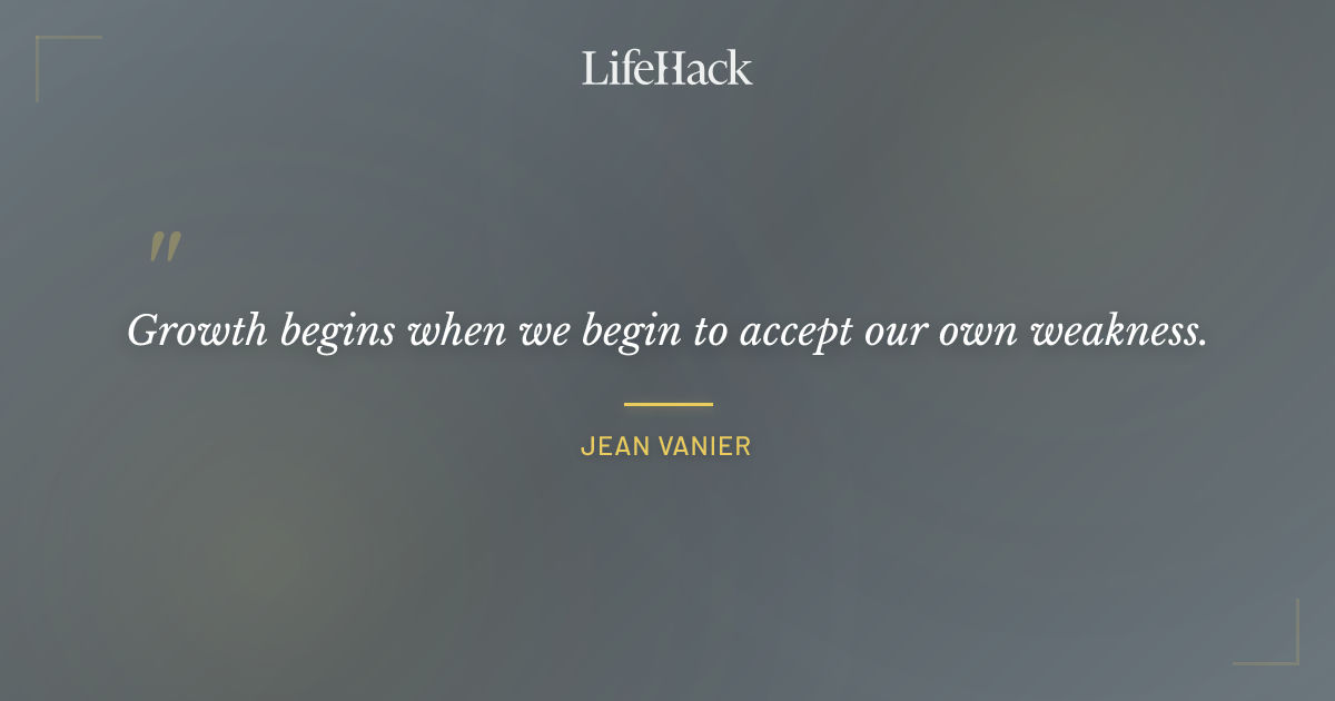 Quote by Jean Vanier