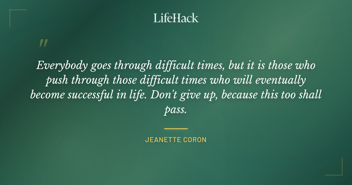 Quote by Jeanette Coron