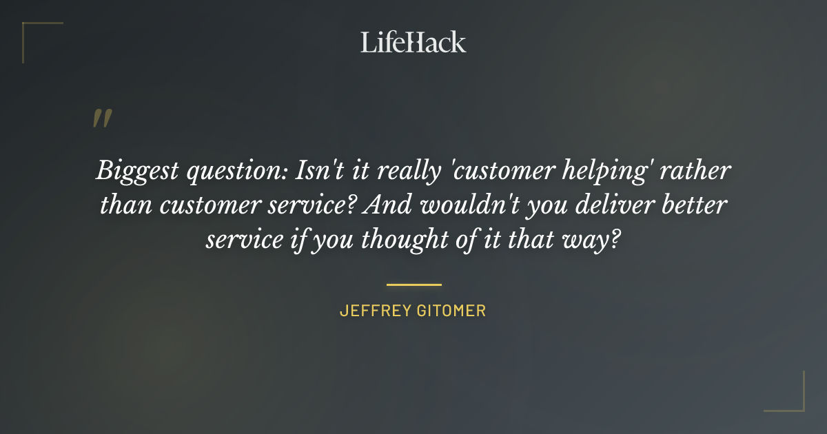 Quote by Jeffrey Gitomer