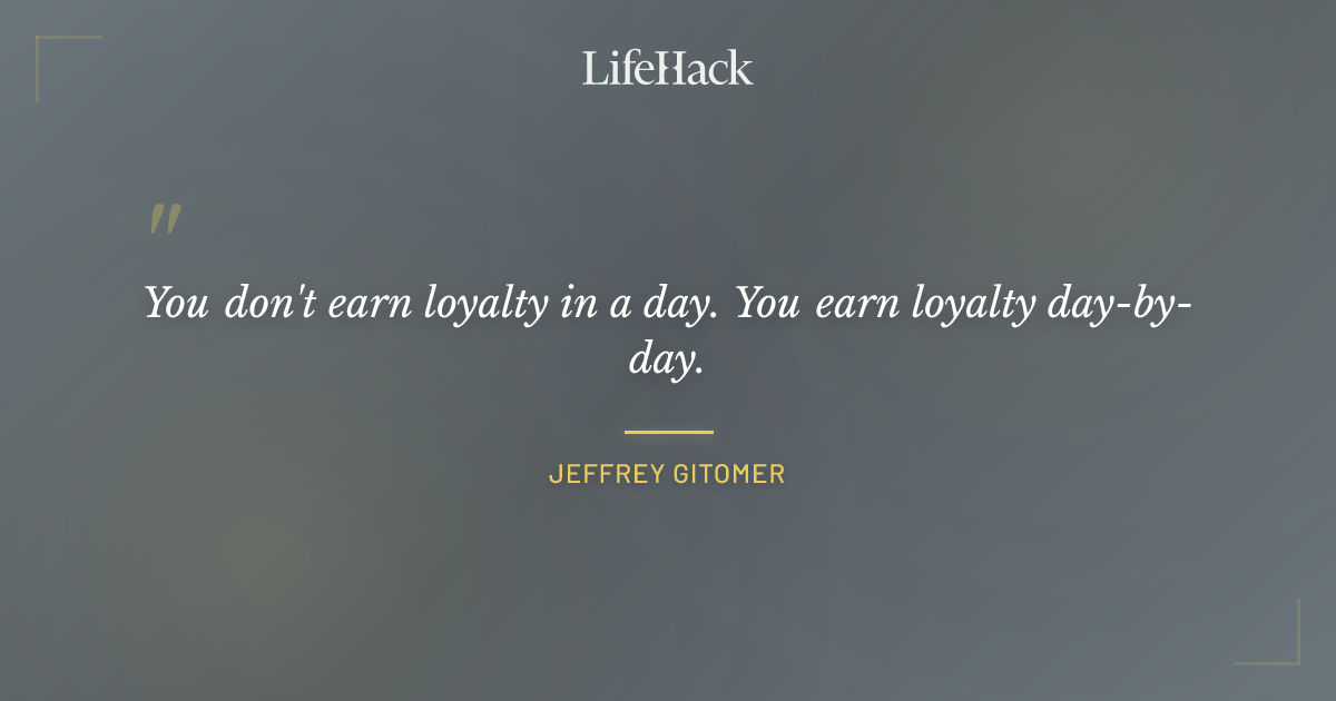 Quote by Jeffrey Gitomer