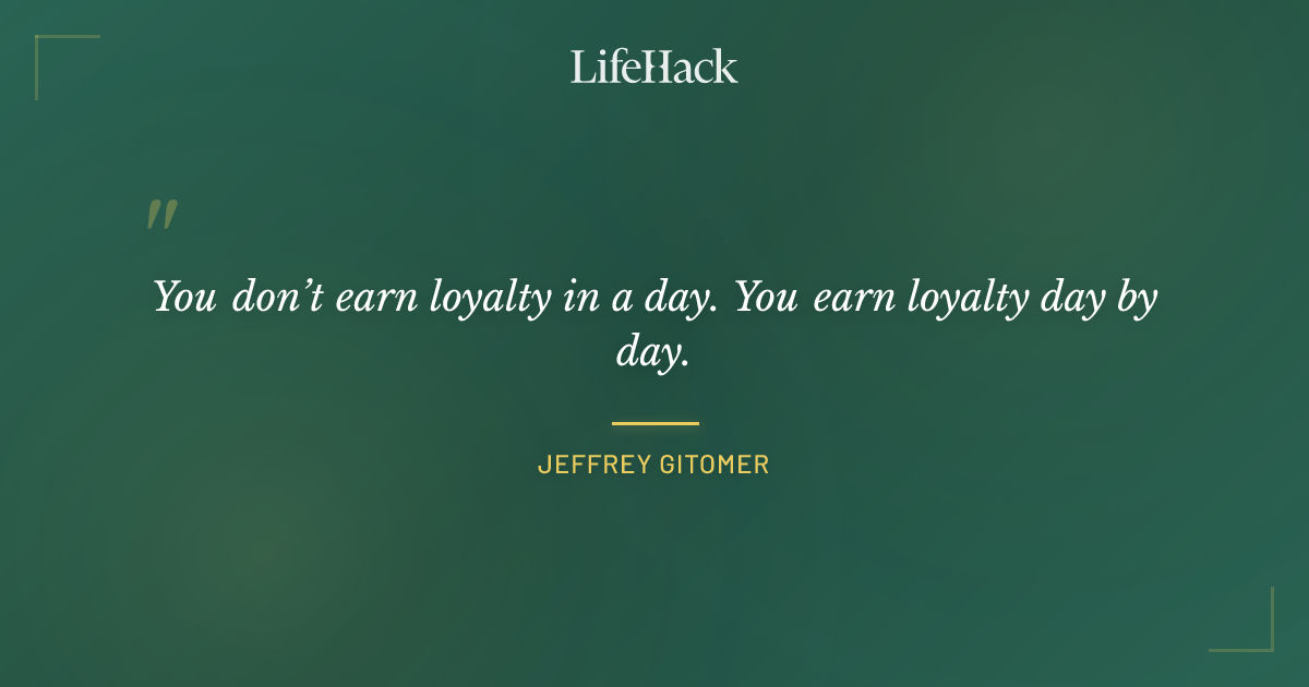 Quote by Jeffrey Gitomer