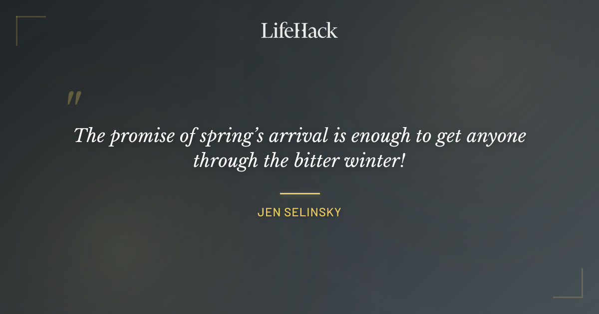 Quote by Jen Selinsky