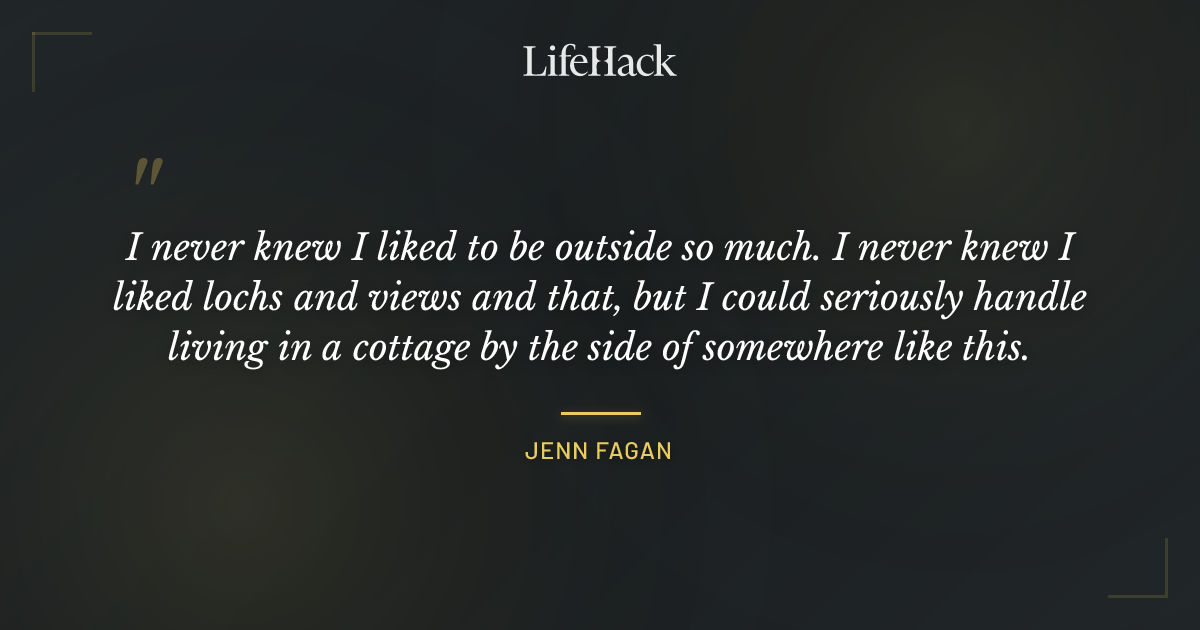 Quote by Jenn Fagan
