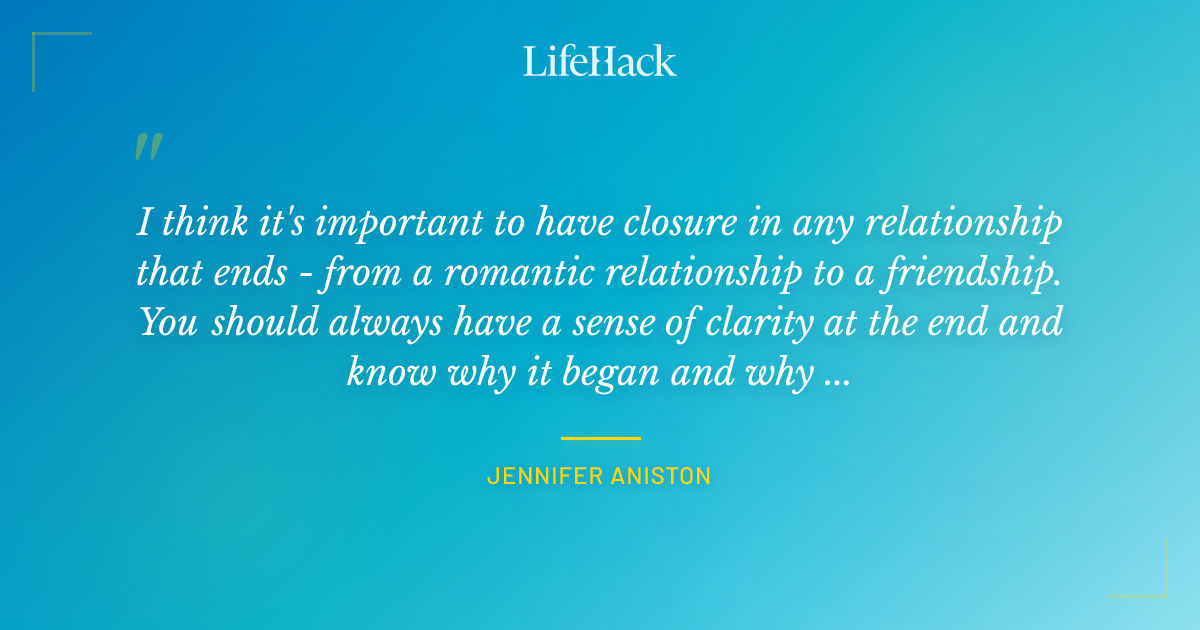 Quote by Jennifer Aniston