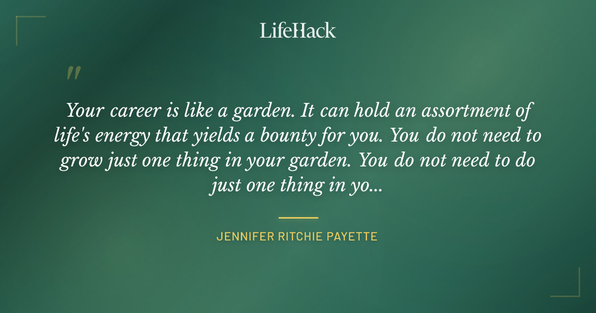 Quote by Jennifer Ritchie Payette