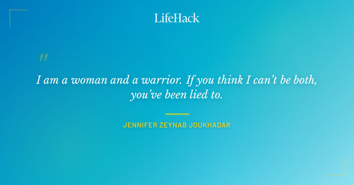 Quote by Jennifer Zeynab Joukhadar