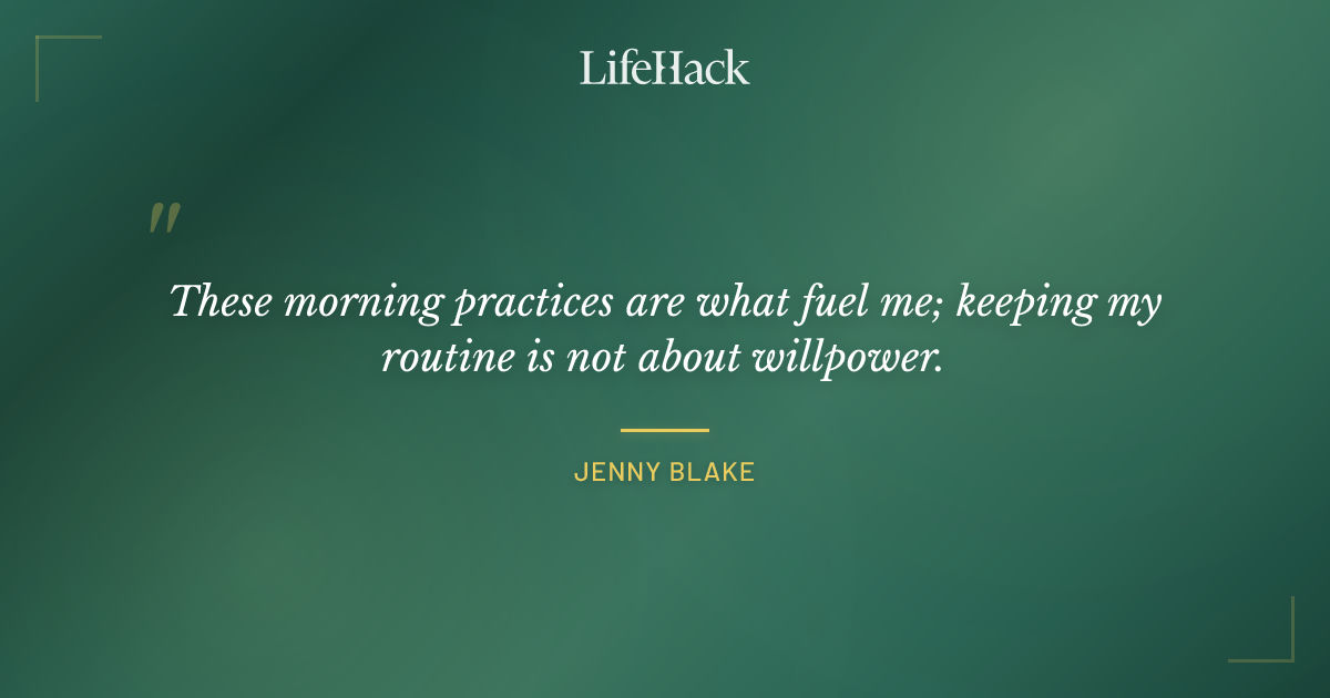 Quote by Jenny Blake