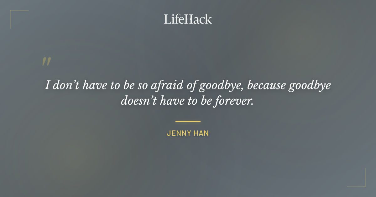 Quote by Jenny Han