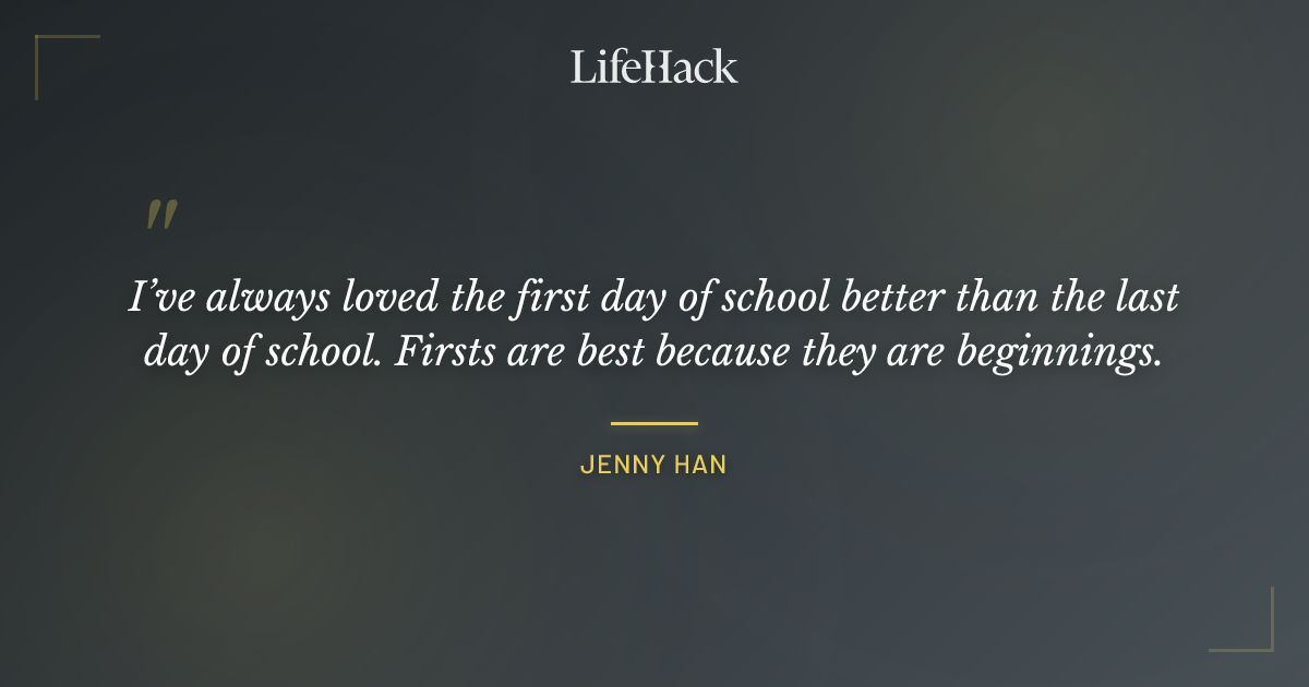 Quote by Jenny Han